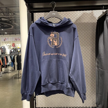 李宁lining卫衣2023新品男女同款反伍运动潮流宽松套头连帽卫衣awdt46