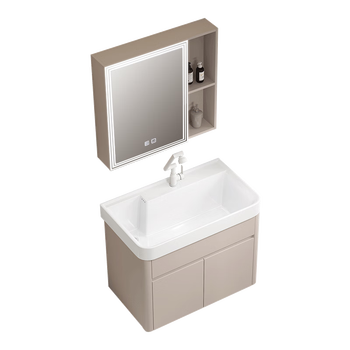 洗漱台柜体用铝合金好不好（慕奢圆角铝合金洗漱柜80cm洗漱台质量评测）