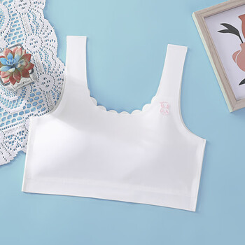沁惠泽(qinhuize)初中生少女款小胸女童文胸固定杯儿童中学生内衣发育