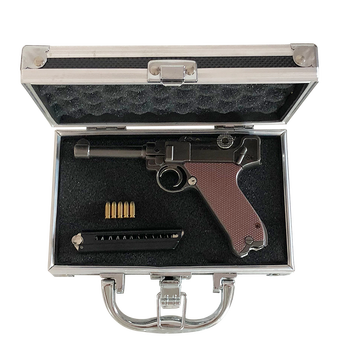 05 德国鲁格p08合金枪模 儿童玩具枪 军迷军事模型收藏礼品 鲁格p08