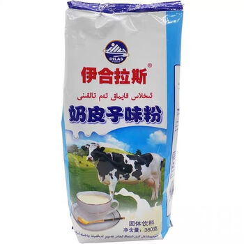 食芳溢新疆特产ihlas伊合拉斯奶皮子味粉360g奶茶粉izchi360g一袋