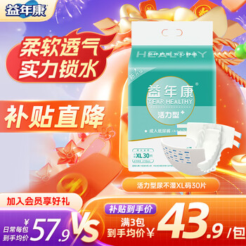 益年康成人尿裤价格走势及销量分析