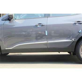 语森忆0914款现代ix35车门亮条防擦条门板饰条原装左前门一根