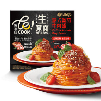 必品阁 意式速食番茄牛肉意面252g