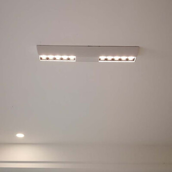 led明装射灯客厅餐厅玄关过道防眩无主灯家用筒灯条形简约吸顶灯大号