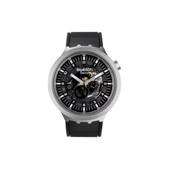 斯沃琪swatch斯沃琪bigboldirony系列石英机芯30米防水男表瑞表47mm