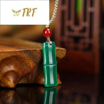 情侣款节节高升绿玉髓挂件项七夕情人节礼物 项链 吊坠【图片 价格