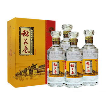 稻花香湖北稻花香珍品一号 500ml*4瓶 整箱38度42度52度礼盒装白酒