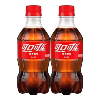 可口可乐300ml瓶装 可乐雪碧芬达碳酸饮料迷你小瓶汽水便携囤货 可乐原味300ML*2瓶