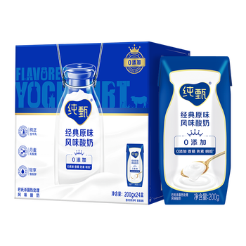 蒙牛 国产常温风味酸牛奶 200g*24