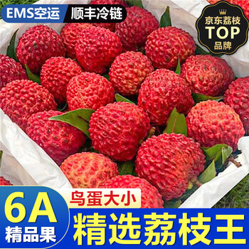 田良季福建荔枝王超大荔枝新生鲜水果【顺丰/EMS】送礼品物盒端午节 荔枝王 3斤 装丨6A级特大果净2.5斤 买越多越划算【图片 价格 品牌 ...