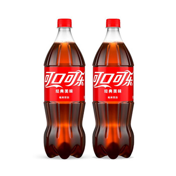 可口可乐 Coca-Cola 可乐1L*2瓶