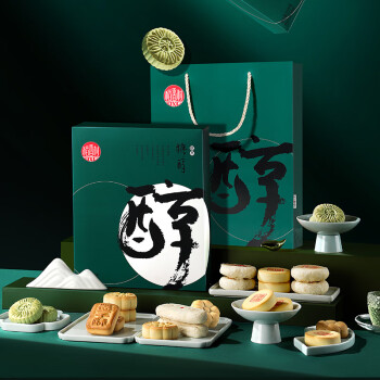 稻香村（DAOXIANGCUN） 糖醇糕点礼盒1500g 京八件传统中式糕点糖醇老人糕点新年礼盒