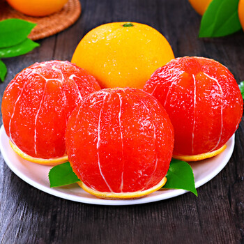 品赞湖北秭归中华红血橙鲜脐橙大果新鲜橙子水果生鲜特大果5斤果径