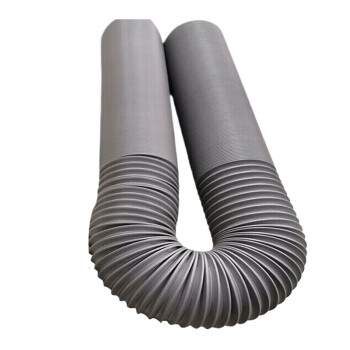 京梯 PP折叠定型风管 万向定向风管耐酸碱伸缩软管 浅灰色内径25mm-4米 单位：根