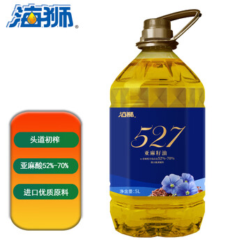 海狮527亚麻籽油 5L