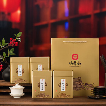 鸣馨斋岭头白叶单丛潮州凤凰单枞春茶浓香型蜜兰香高山乌龙茶叶茗茶罐装 250g