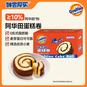 阿华田 蛋糕卷 经典阿华田口味 300g