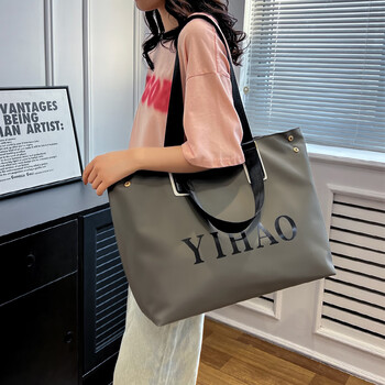 古思驰斜挎托特包女牛津大容量防水尼龙布女包大包包女士短途便携旅行