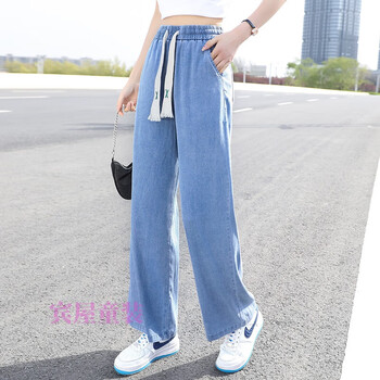 宾屋夏女大童牛仔裤1315岁大女童初中生学生牛仔裤裤子女16岁到18岁