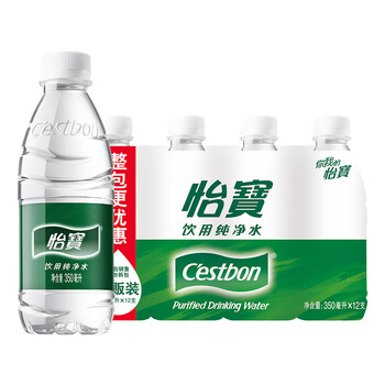 怡宝 饮用水 纯净水 350ml*12瓶