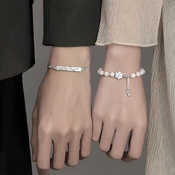 老凤祥官方旗舰店情侣手镯女一对男女款情侣誓言手环镯子小众生礼物送