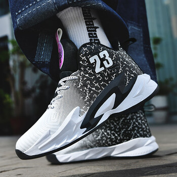 hkox361官方皮面篮球鞋男战靴儿童蓝球鞋水泥地训练操场实战nike902白