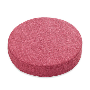 棉麻蒲团坐垫布艺圆形榻榻米垫子日式阳台飘窗地板加厚可拆洗地垫 米