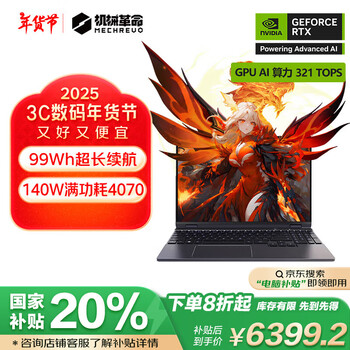 机械革命【国家补贴20%】翼龙15Pro 电竞AIPC轻薄游戏笔记本电脑(8845H 1T RTX4070 2.5K 240Hz 99Wh 灰)
