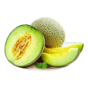 CLCEY海南 冰淇淋 玫珑网纹瓜 甜瓜  包装随机发 拍2份合发一箱 网纹瓜6 4.5斤装（净重4-4.25斤 2-3 个*-