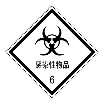 标识牌提示标贴腐蚀品8防水覆膜自带背胶贴纸tdp01~22 tdp11 感染性