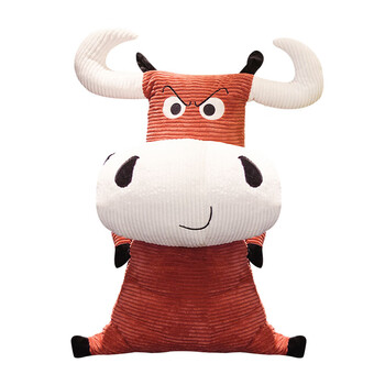 抱枕公仔毛绒玩具大号布娃娃创意个性仿真生日玩偶女生 大红牛宝宝