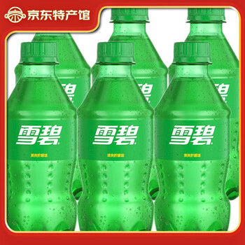 可口可乐 Coca-Cola 碳酸饮料 300mL瓶装 雪碧300mL*6瓶