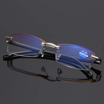 老花镜男女时尚超轻老人优雅舒适个性高清老光眼镜04061男款黑色150度