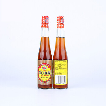 何厨道味潮汕特产汕头鱼露调味品汕头xo鱼露潮汕调味品海鲜220ml /瓶