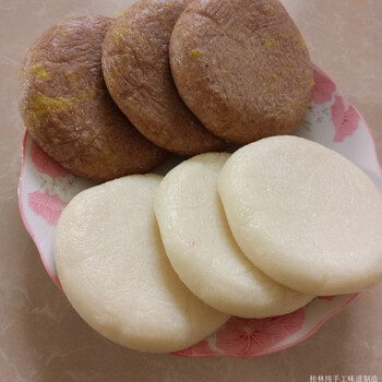 灌阳特产白米糍粑 高粱粑 黄栀子粑粑 年糕手工糯米粑粑500g