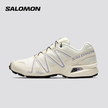 萨洛蒙（Salomon）男女款 城市户外舒适透气时尚休闲潮流穿搭运动鞋 SPEEDCROSS 3 香草色 477234 43 (UK9丨 43 1/ 3)