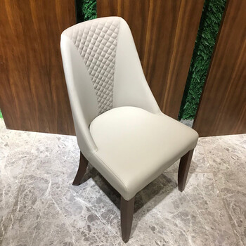 餐椅皮椅子现代简约高靠背皮艺休闲椅后现代轻奢风格凳子家用餐厅