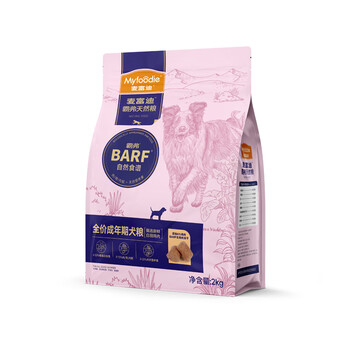 麦富迪barf霸弗生骨肉冻干双拼粮成犬幼犬粮 【成犬】鲜鸡肉配方2kg