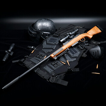 m249三代巴雷特枪98k儿童绝地求生玩具枪巴雷特可发射八倍镜可发射