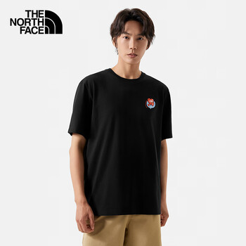 北面(The North Face)短袖T恤 8CSY宇宙黑男款 XS