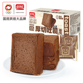 盼盼 巧克力味厚切吐司*12袋 共 2 箱