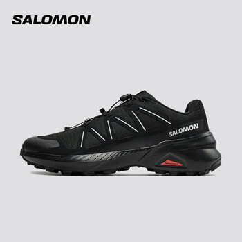 萨洛蒙(Salomon)男款 城市轻户外轻量透气敏捷舒适缓震越野跑鞋 SPEEDCROSS PEAK 黑色 475145 10.5 (45 1/3)