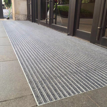 戈安瑞铝合金地垫定制定做尺寸金属除尘垫商场酒店门口嵌入式地垫防尘
