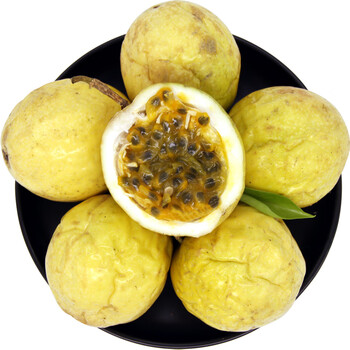 广西黄金百香果皱皮果5斤黄皮百香果酸甜生鲜水果包邮