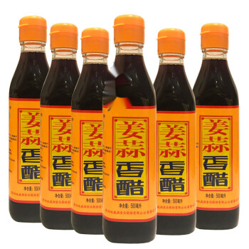 贵州特产贵阳味莼园姜蒜香醋500ml6粮食酿造食醋陈醋瓶装