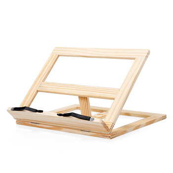 精简阅读架夹书器学生简约便携少女 木制阅读书架学生看书神器 创意