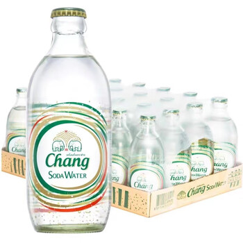 象牌 泰象泰象 泰国进口水 饮用水气泡水325ml/瓶玻璃瓶汽水 泰象325ml*24瓶原味 水