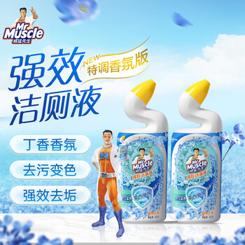 Mr Muscle 威猛先生 ′威猛先生 强效洁厕液 丁香型 600gX2瓶