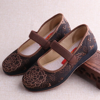 裹脚老太太鞋三寸金莲小脚鞋老人老北京布鞋女单鞋鞋奶奶鞋小码31 32